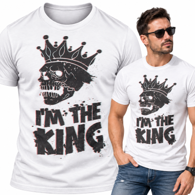 KOSZULKA  ŚMIESZNA  IM THE KING